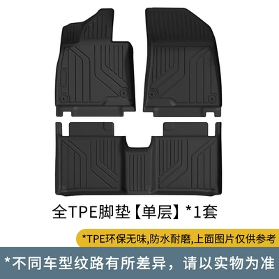 Suitable for Honda Xrv Class Full Car Tpe Floor Mats, Special Car Floor Mats, Car Tpe Environmentally Friendly Floor Mats (Modelə uyğun ayaqaltı) - honda-xrv-23-24-models-single-layer-foot-pad
