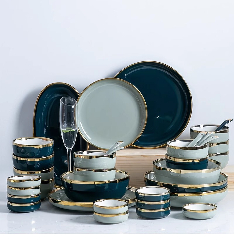 Clearance Dishes suit Household Ceramic Dinner Dishes and Dish Tailings Processing Soup Bowl Large Tableware Free Shipping Creative Nordic Clearance Dishes suit Household Ceramic Dinner Dishes and Dish Tailings Processing Soup Bowl Large Tableware Free Shipping Creative Nordic