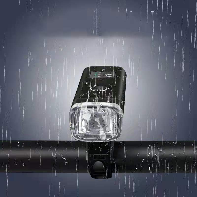 Luz de bicicleta brillante bicicleta de montaña conducción nocturna fuerte luz de carga USB linterna de control de luz accesorios para bicicletas equipo