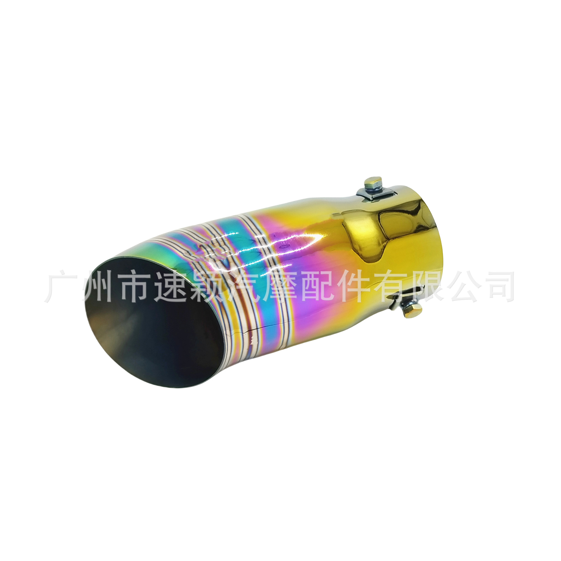 Factory Direct Sales Car Modification Universal Stainless Steel Exhaust Pipe Single Outlet Tailpipe Valve Exhaust Smoke Pipe Tail Tip