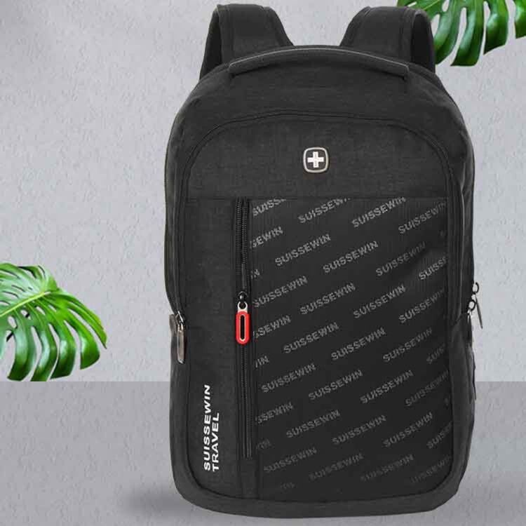 SUISSEWIN Swiss Army Knife multi-compartment large-capacity waterproof and wear-resistant backpack for men and women for business trips and leisure travel