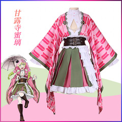 鬼滅祭甘露寺蜜璃cos服五周年記念祭二次元アニメ服メイド服