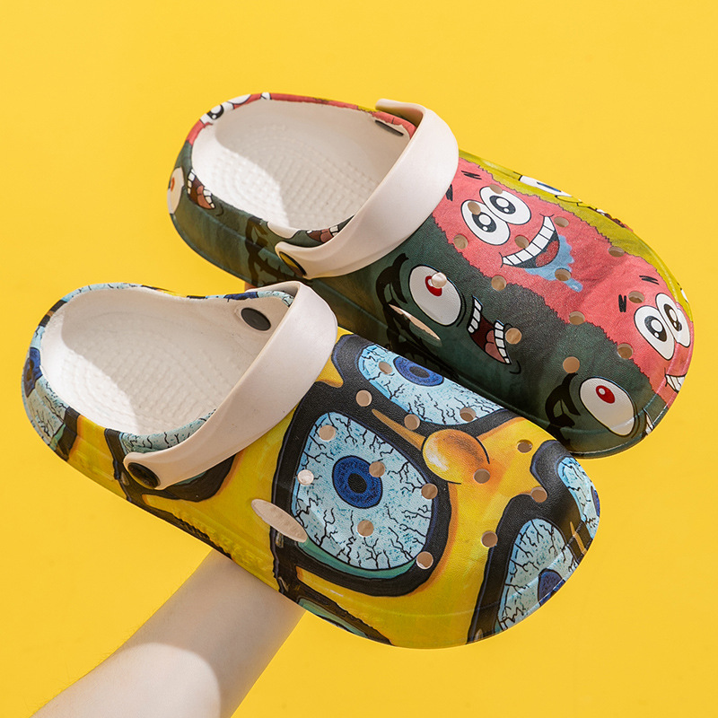 Zapatos transfronterizos para hombres de verano 2025 nuevos zapatillas antideslizantes interiores con base gruesa transpirable