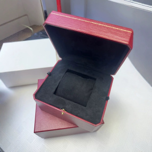 Cartier Watch Box Red Pattern Storage Box Packaging Box Cartier Tank Balloon High-End Box Full Set in Stock