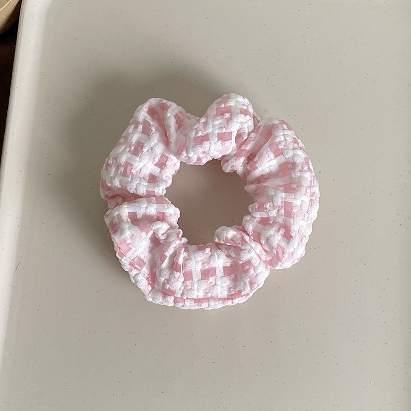 甜美粉色系蝴蝶结大肠发圈少女心扎丸子头发绳小碎花皮筋头绳发饰|undefined