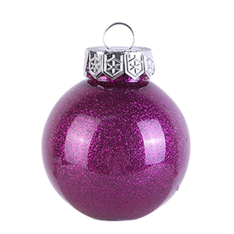 国境を越えた新しいクリスマスボール6cmクリスマスツリー装飾メッキプラスチックボール異形彩色クリスマスボールセットストラップ|undefined