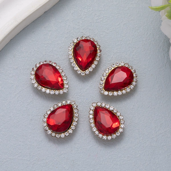 Water drop red (50 pieces in 1 pack)