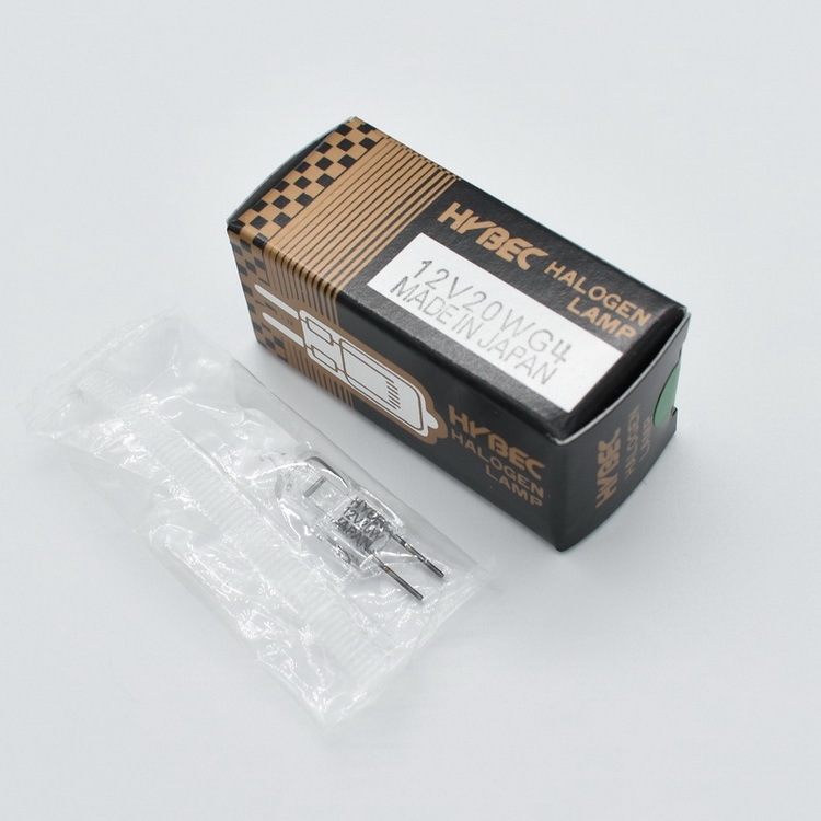 Japan HYBEC biochemical lamp beads HBL-273 HBL-667 12V20W G4 spectrophotometer tungsten lamp