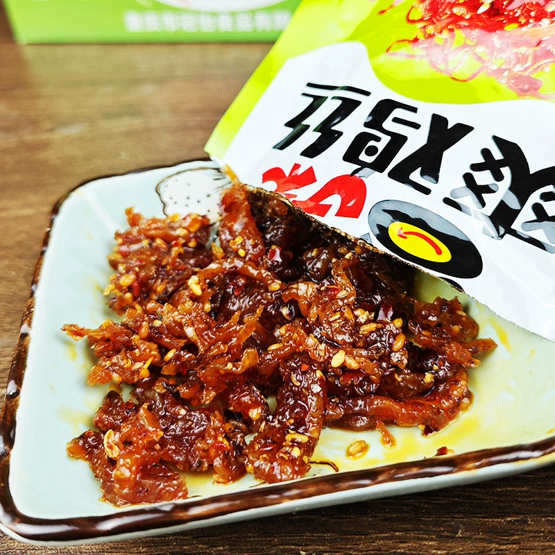 1 коробка по 20 пакетиков драконовой говядины shredded beef, 23 г пряной куриной shredded chicken, прямые волосы от источника, чончинские пряные закуски