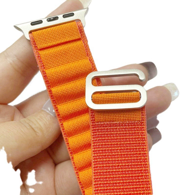 Apple, compatible "Mountain cloud" tea, woven nylon bracelet, watch strap