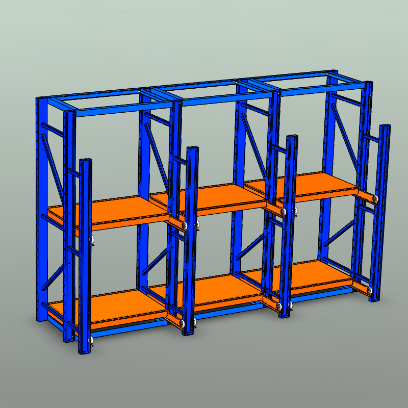 仓库重型工具架全开式仓储模具架车间冲压模具货架钢制仓储架宁波