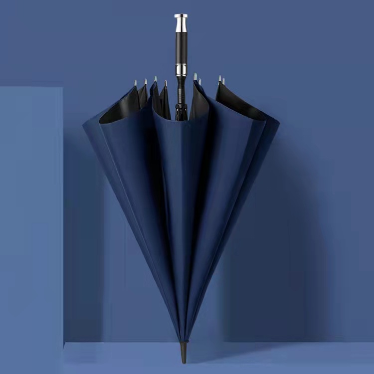 Stylish Black Long Handle Business Umbrella