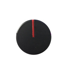 黑色锌合金烤炉旋钮纯黑带红线锌合金旋钮烤箱燃气灶小尺寸旋钮