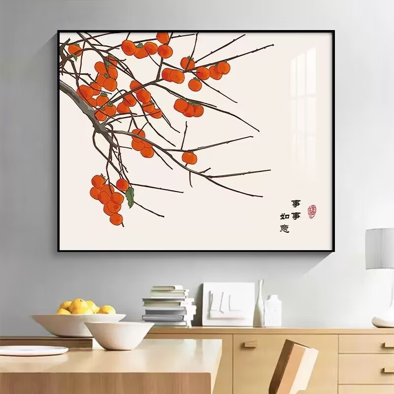 电表箱装饰画现代简约餐厅配电箱挂画遮挡开关盒电闸箱壁画|undefined