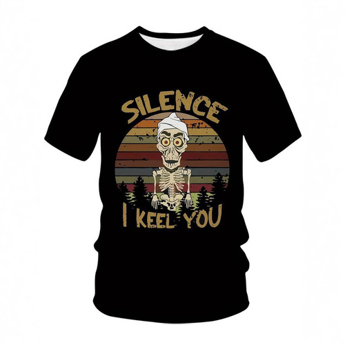 2025 Men's Trendy Fashion 3D Digital Letter Series Printed T-Shirt for Adults, Men's Crew Neck T-Shirt Suitable for Outdoors