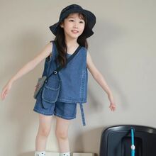 大耳象童装同款女童套装新款儿童洋气时髦春秋款女宝宝衣服两件套