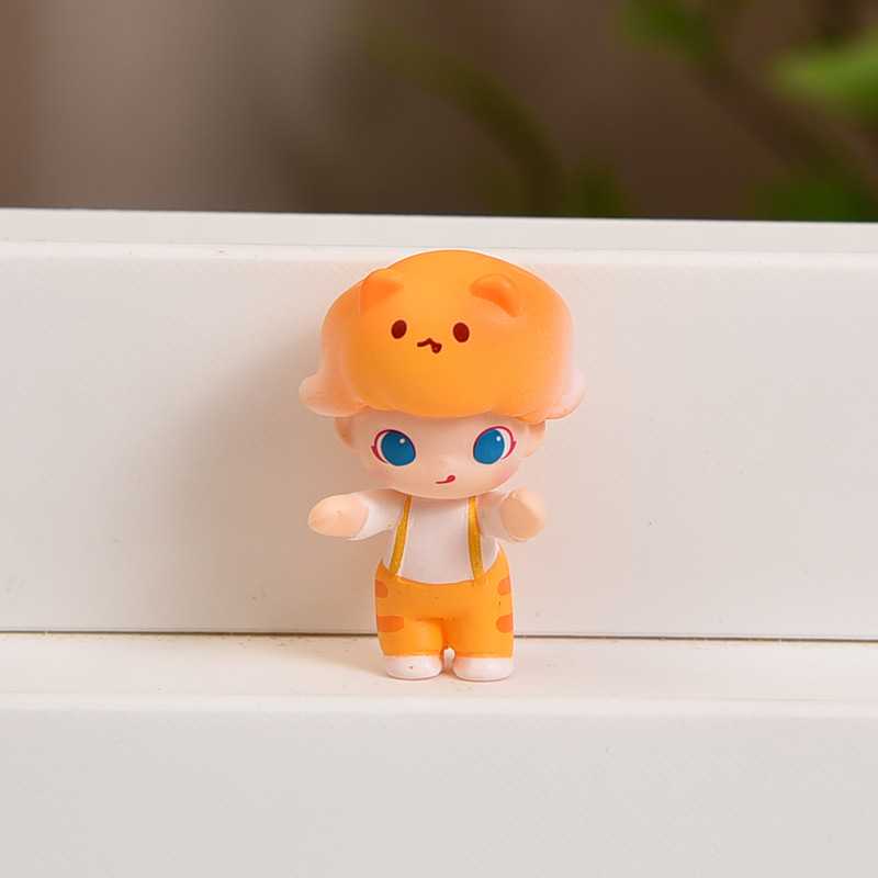 猫パラダイス dimoo シリーズかわいいグレイン修正ベビーフィギュアブラインドボックスおもちゃ diy 手作りジュエリーペンダント|undefined