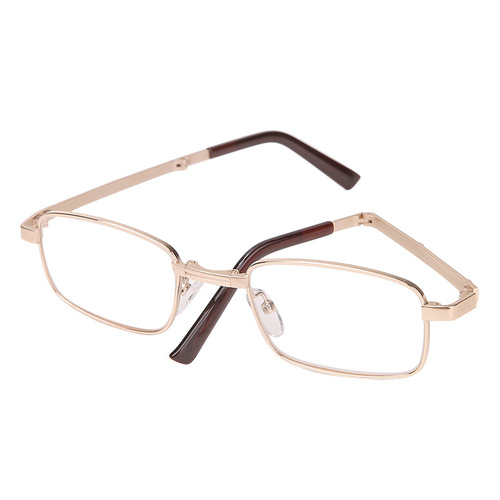 Donghai high-end natural reading glasses stone high-definition eye protection anti-fatigue folding crystal reading glasses