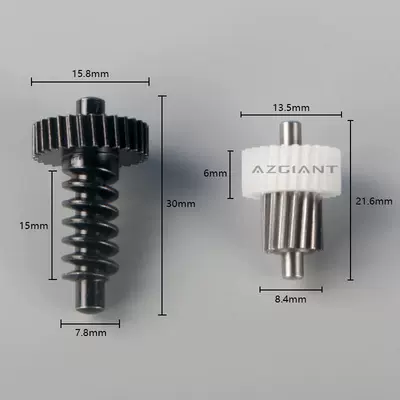 Applicable to Qi Ya Shuanglong Colando rearview mirror rearview mirror folding motor gear motor gear part Universal (Flywheel/Gear)