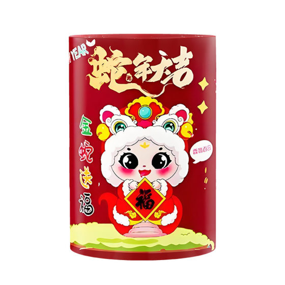 New Year Garbage Bag 2025 Household Large Bathroom Toilet Thickened Tear-free Drawstring Kitchen Year of the Snake Plastic Bag