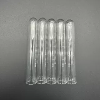 厂家供应高纯石英试管耐高温耐酸碱实验室透明石英试管