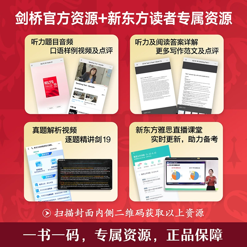 Официальные тестовые материалы Cambridge IELTS 19, категория подготовки к иностранному языку - IELTS, издательство Qunyan