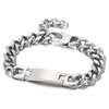 Fashionable bracelet hip-hop style stainless steel, European style