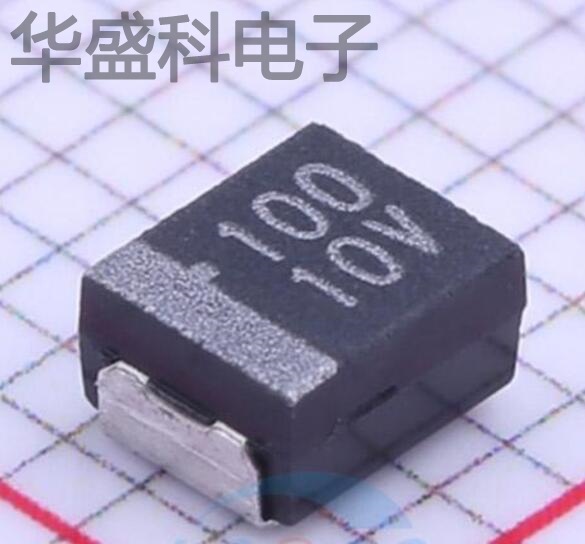 F931A107KBAAHA 描述 100uF(107) ±10% 10V 钽电容器