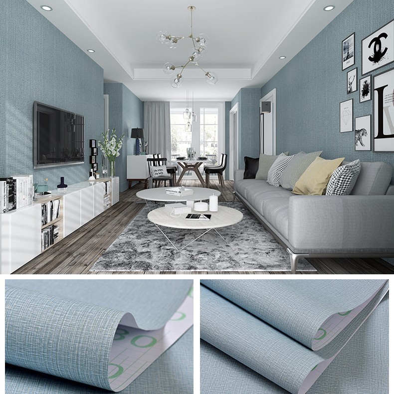 Blue self-adhesive wallpapers