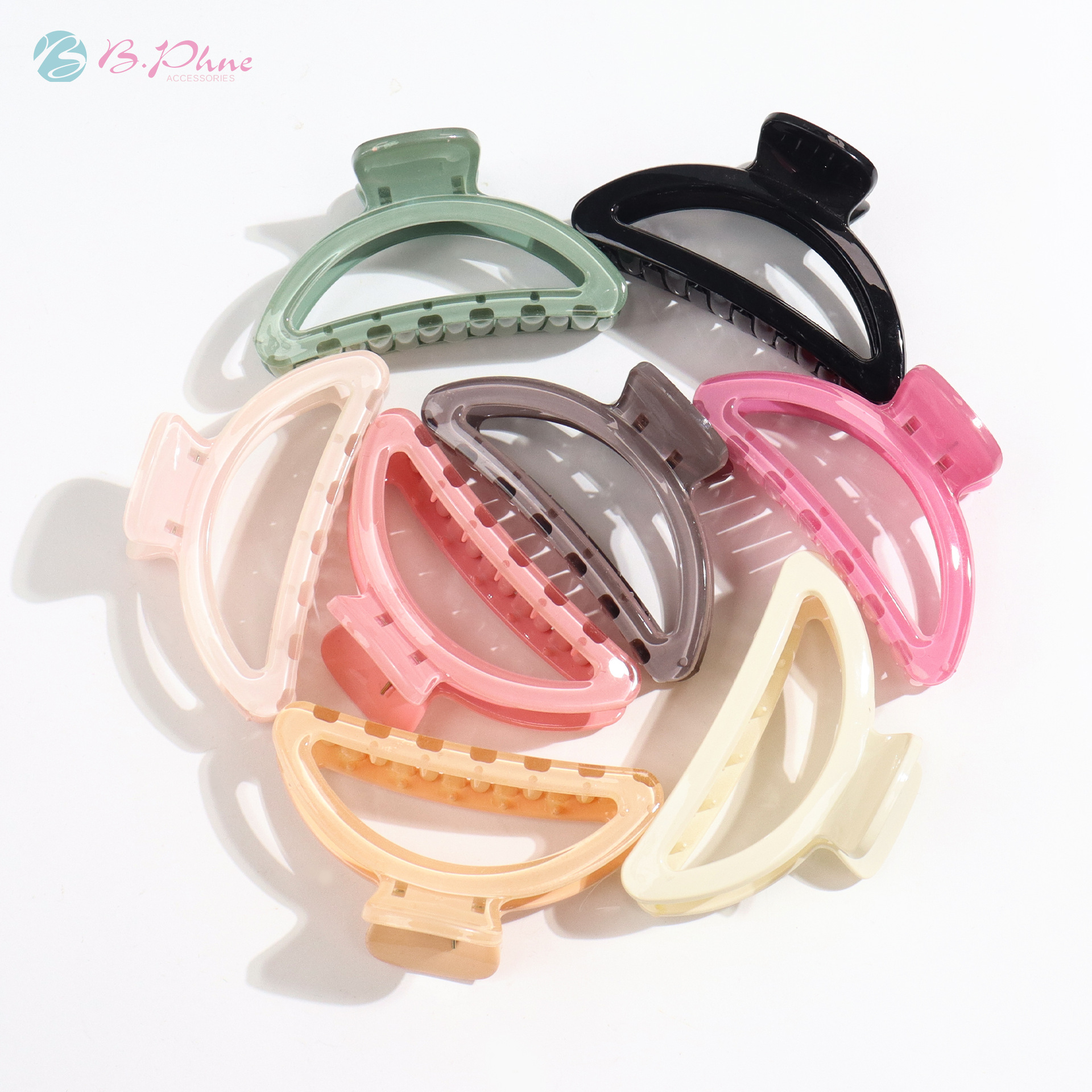 Corea del Sur Internet celebridad ins Cola de Caballo horquilla trasera cabeza adulto baño pelo agarre horquilla simple estilo geométrico fábrica al por mayor