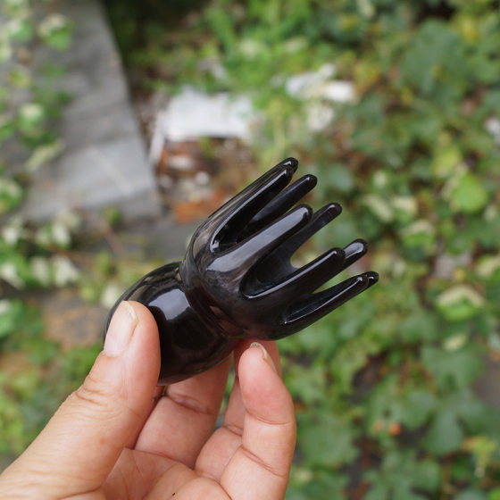 genuine goods Yak Horn Octopus Massage Comb Children's Octopus Anti-head Scalp Meridian Comb Portable Portable