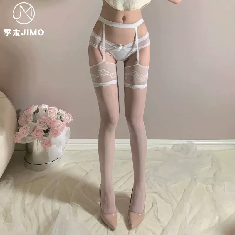 Ультратонкие 3D кружевные подвязки-содержатели со сшитыми трусами, one size, утягивающий эффект