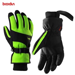 Botten Winter Ski Gloves Model 1101 Outdoor Snow Play Warm Windproof Cuff Snowboard Ski Gloves Waterproof