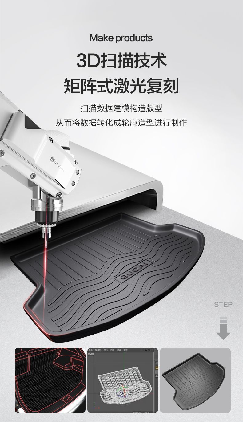 Roewe Rx9 Trunk Mat Car Interior Decoration Collection Car Supplies Modification Accessories Trunk Mat Waterproof