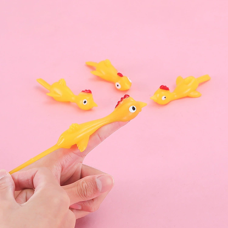 Дети Творческий Запуск Турция смешной трюк катапульта цыплят экстракт новый странный палец Рогатка оптом