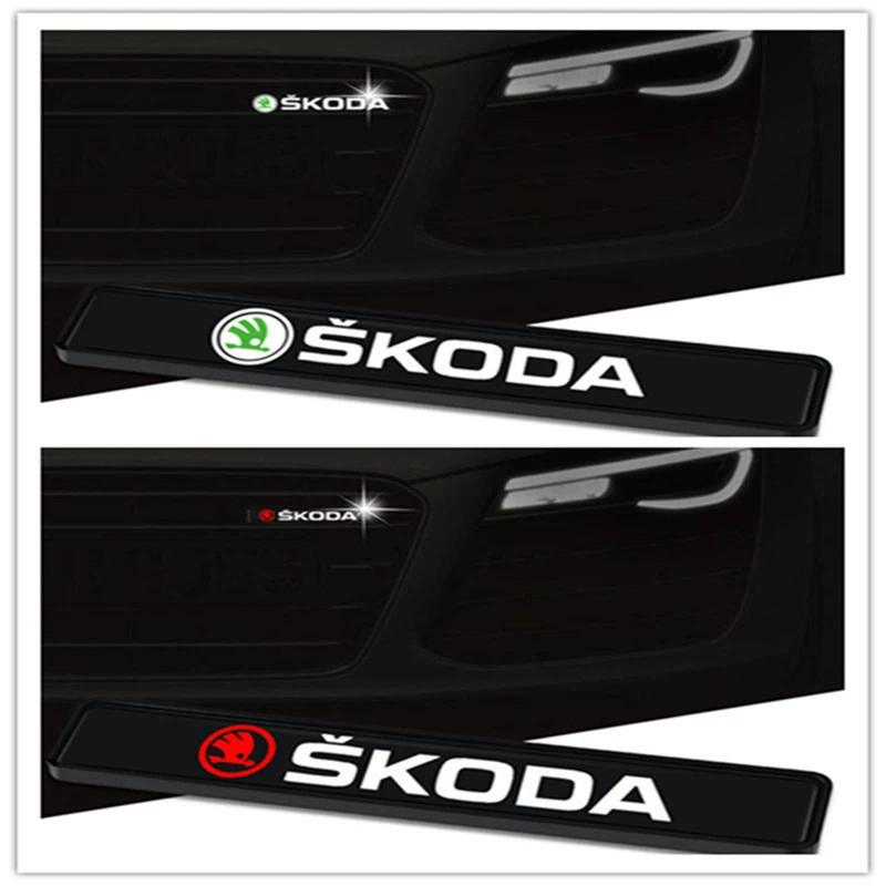 Подходит для света автомобиля Skoda, светодиодная лампа, светильник средней сети, декоративная решетка, модификация среднего уровня освещения