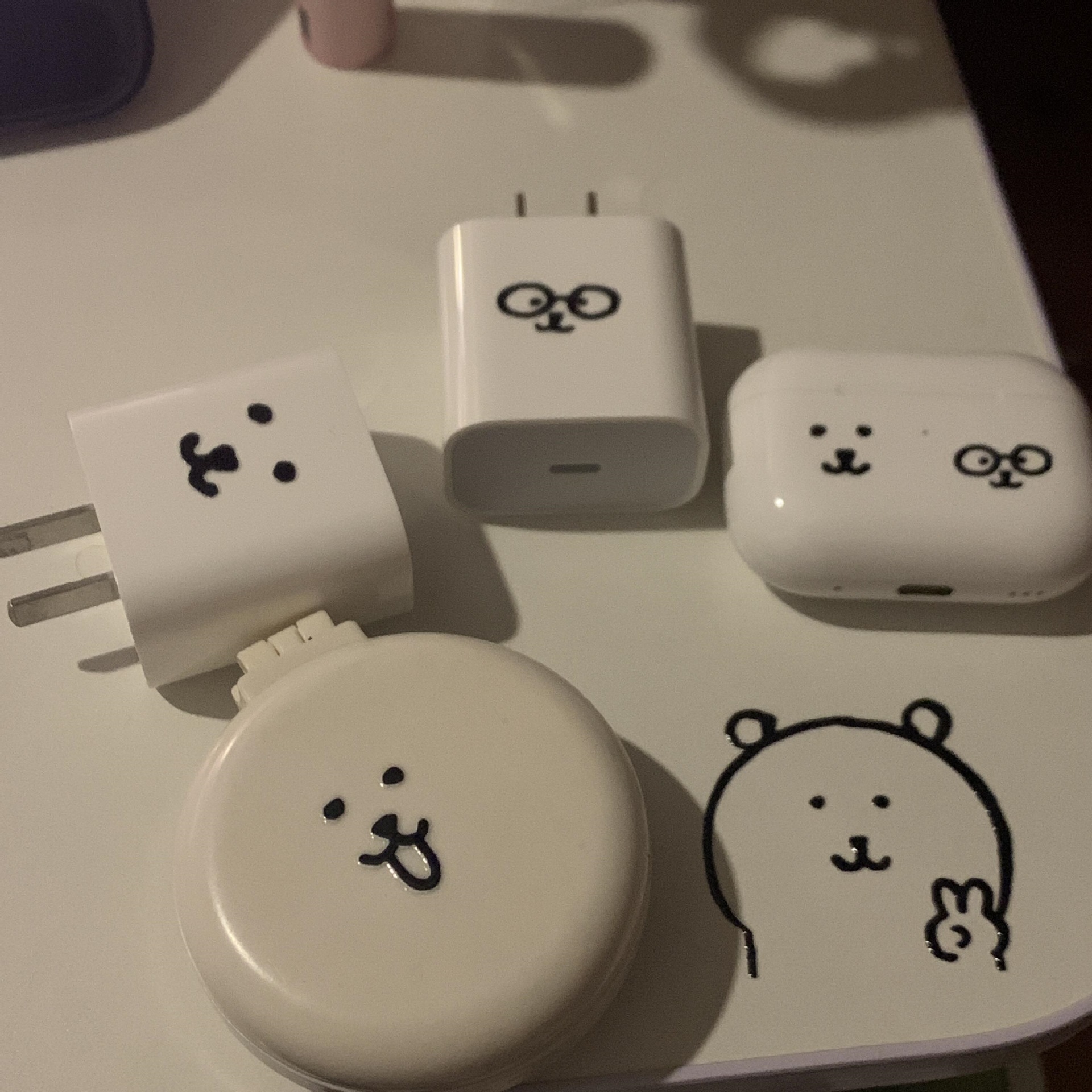 小红书同款自嘲熊脸转印贴a4多尺寸可贴平板耳机手机装饰贴纸周边