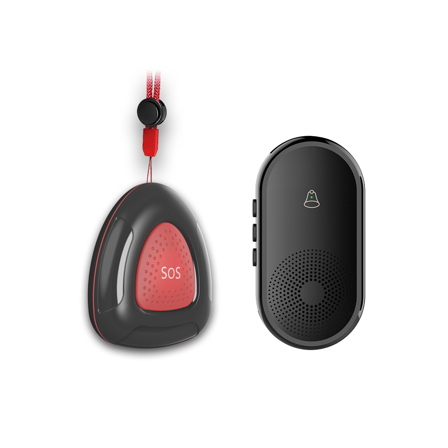 검정색 송신기 1개 + 수신기 1개(미국 규정, 유럽 규정, 영국 규정, 메시지 메모)