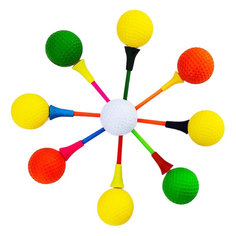 Golf Tee Rubber Cover Manufacturer In-Stock 42/54/70/83mm Mixed Color Practice Tee