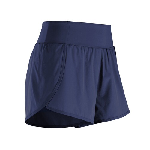 Sports Shorts False Two-Piece Running Shorts Quick-Dry Anti-Slip Yoga Pants with Pockets Fitness Shorts for Women