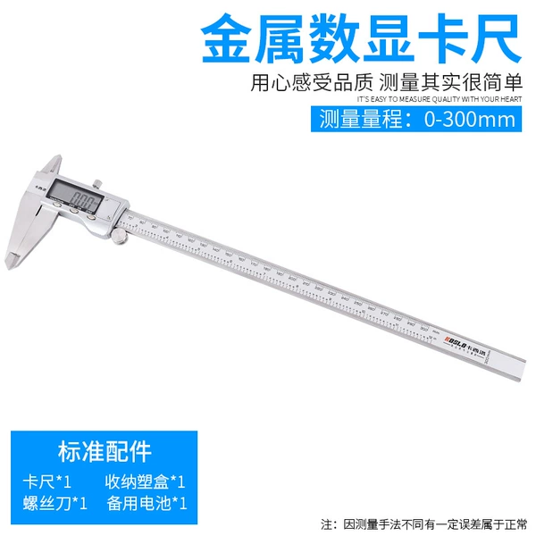 Digital graphics caliper 0-300MM (metal shell)