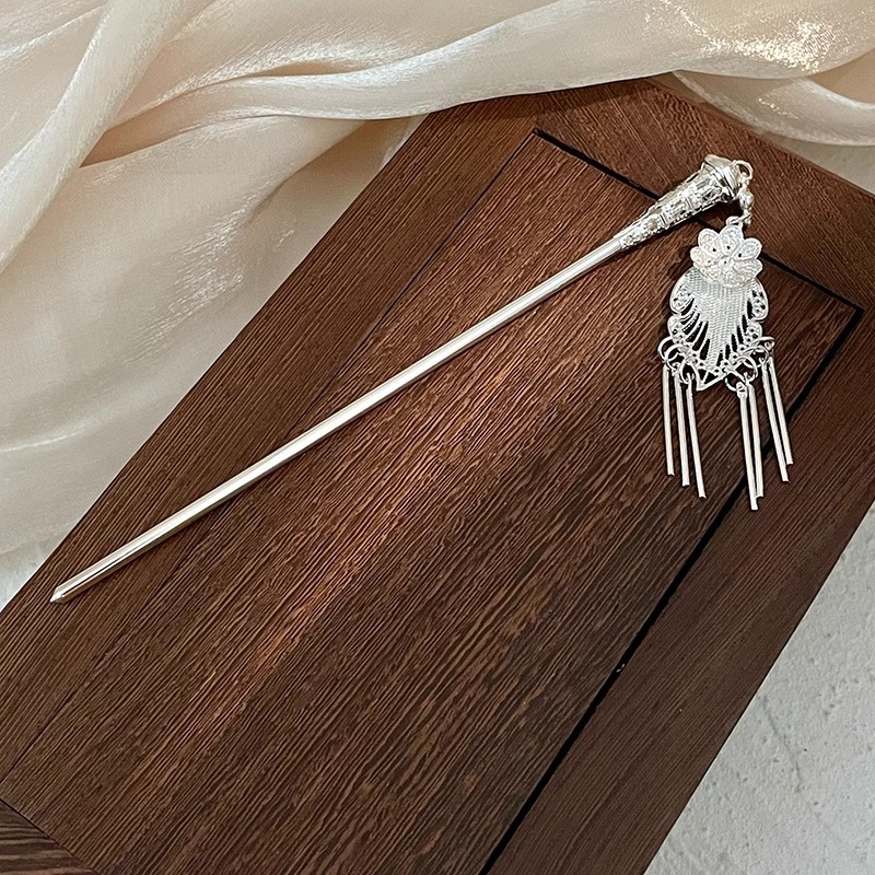 Nuevo estilo chino flange flores alfileres de cabello de alta calidad mujer cabeza trasera alfileres de cabello chino cheongsamos alfileres de cabello tocado