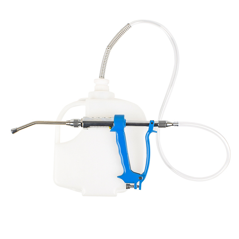 Pistola de alimentación veterinaria de acero inoxidable para vacas y ovejas, arma de alimentación metálica para alimentación continua de cerdos, vacas y ovejas, artefacto de alimentación de medicamentos