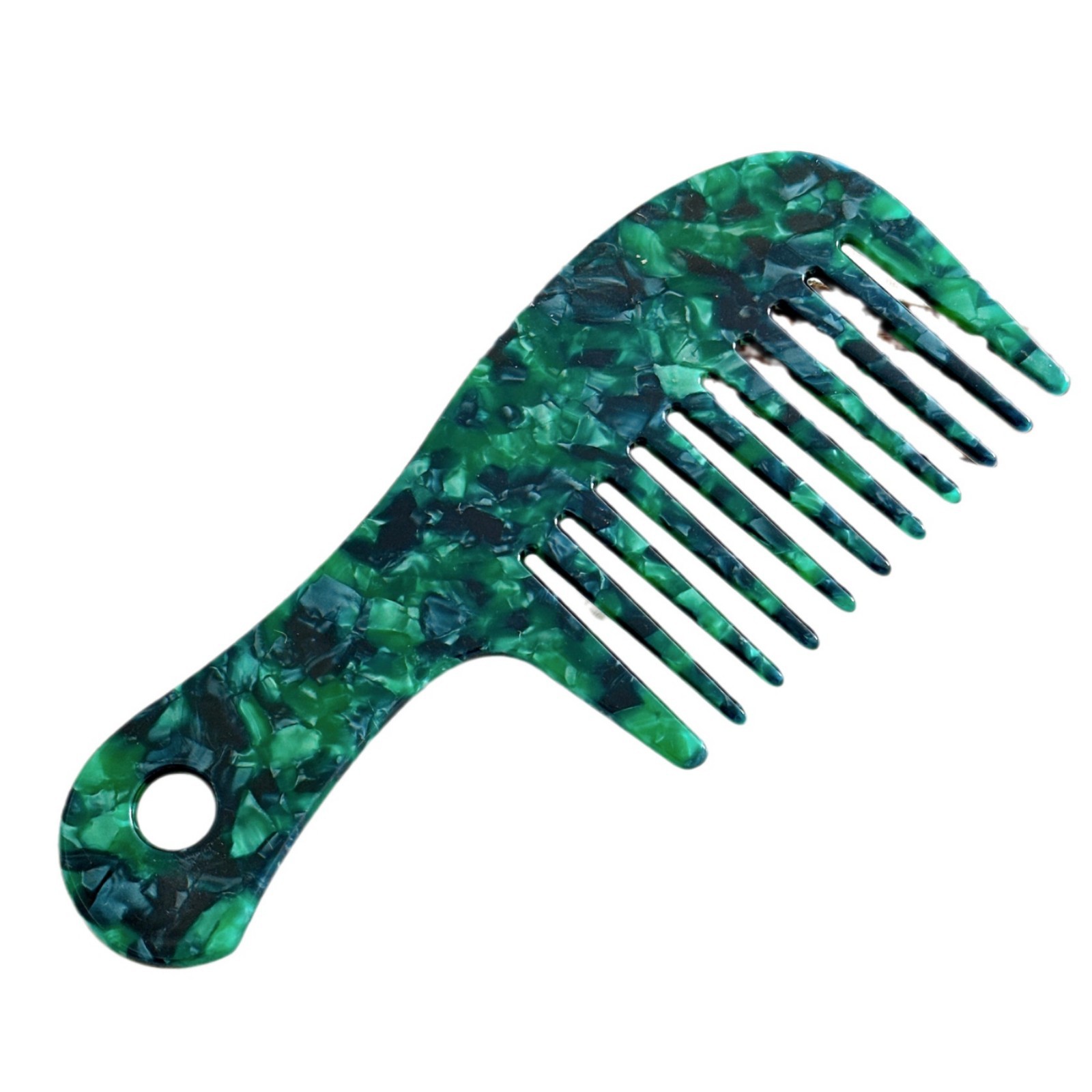 Coreano ins acético placa retrógrada gran mano larga peine red rojo cabello rizado dientes anchos gran peine image 6