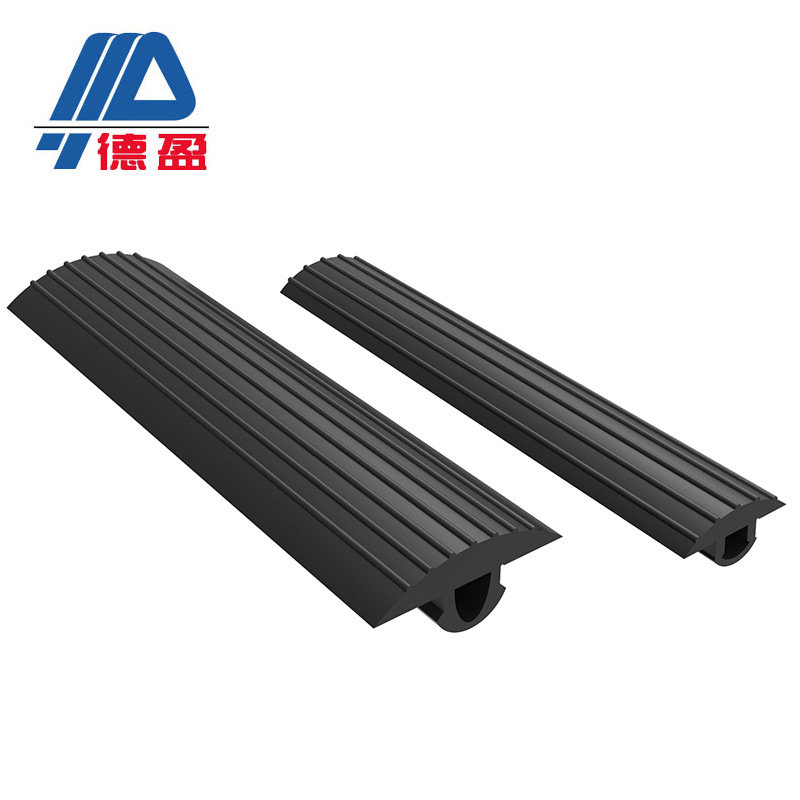 德盈工业铝材配件防撞耐磨胶条防尘封边压条铝合金型材平面防滑条