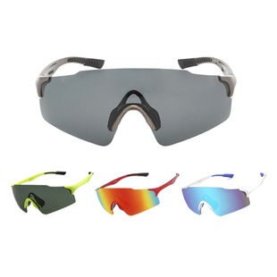 Cross-border outdoor sports fashion rimless cycling glasses marathon running glasses men's and women's colorful polarized glasses