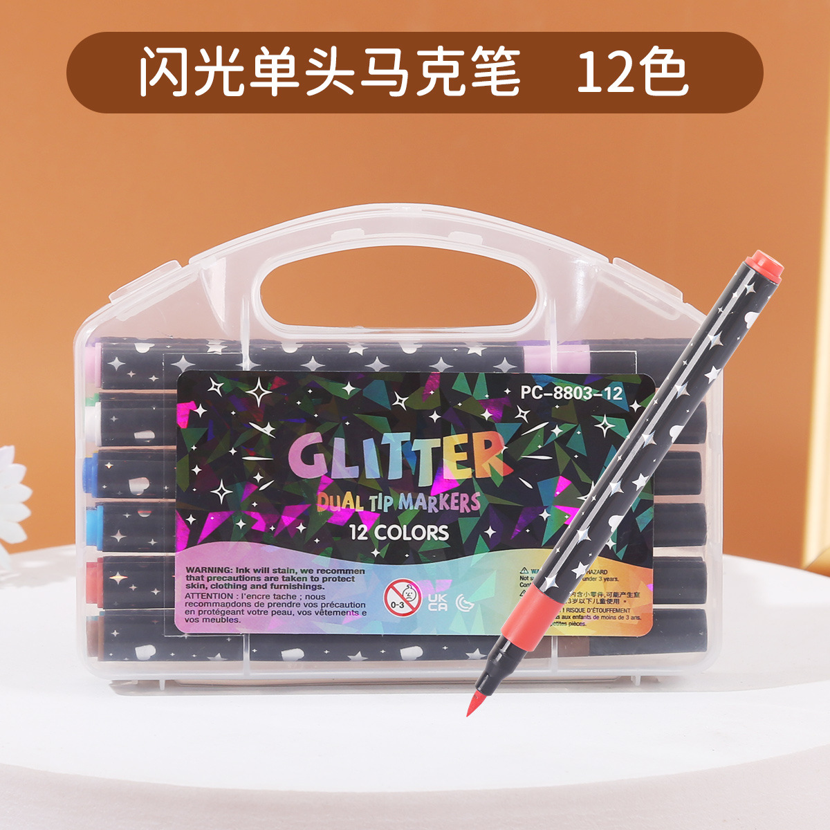 [Una] doble cabeza flash color marcador de pintura doble cabeza resaltador de color flash