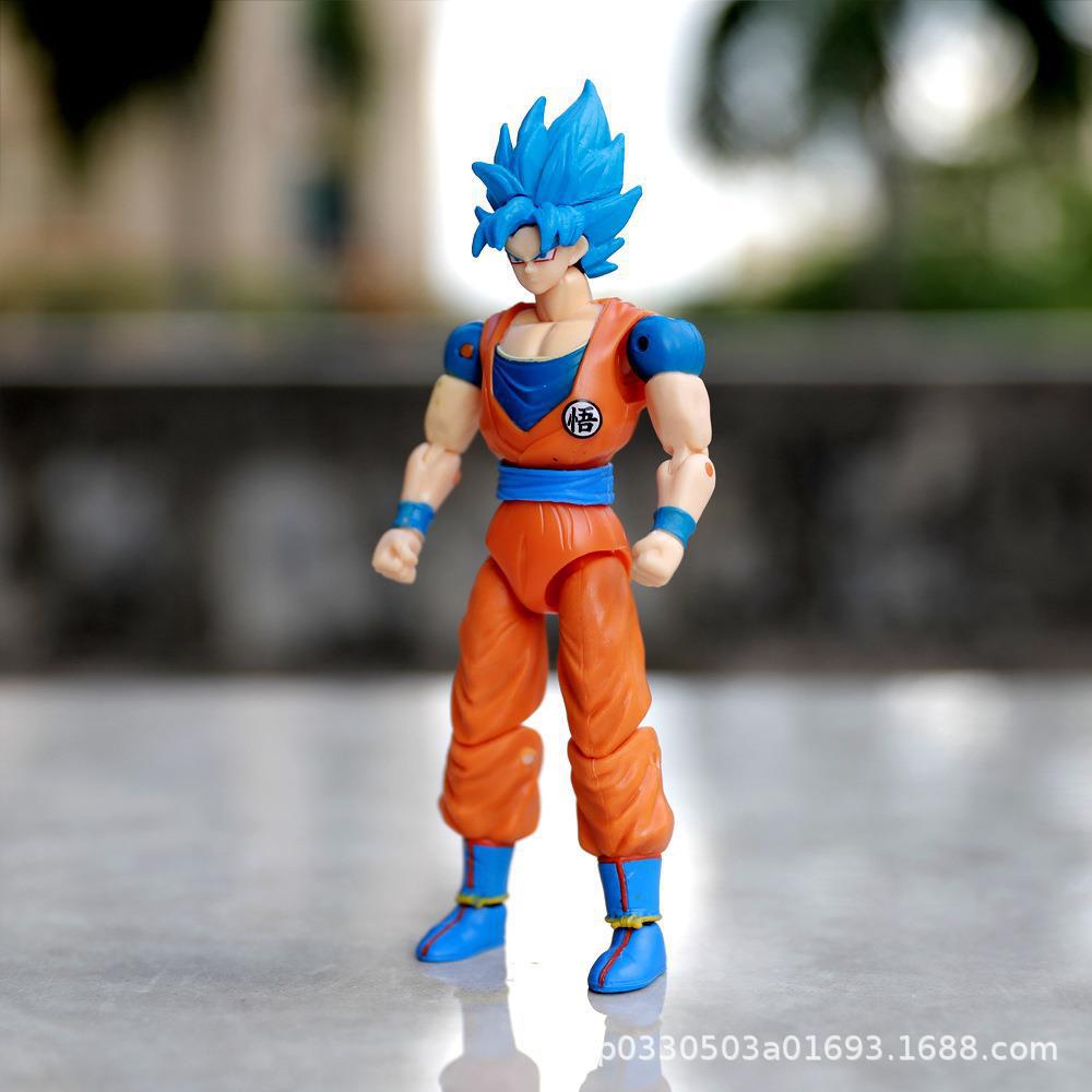 Dragon Ball adornos hechos a mano venta al por mayor Dragon Ball conjunto móvil adornos hechos a mano Vegeta Super Four Wu