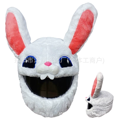 Shark Three Eyes — Dəbilqə (Kaska) aksesuarları - one-size-fits-all-same-day-delivery-bunny-white