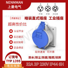 NENMMAN�����I�����bֱ��TYP:1395���I��ˮ����32A 3о IP44 ��Ʊ